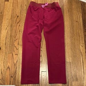 Figs Dark Magenta Livingston™ - Tall Basic Scrub Pants